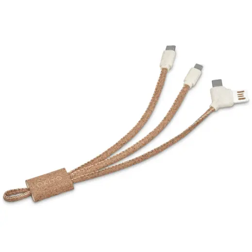 Okiyo Soshin Cork Tri-Cable Cable